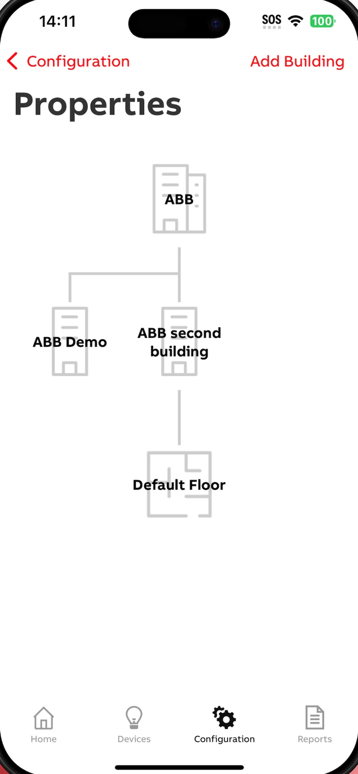 ABB app screen 2