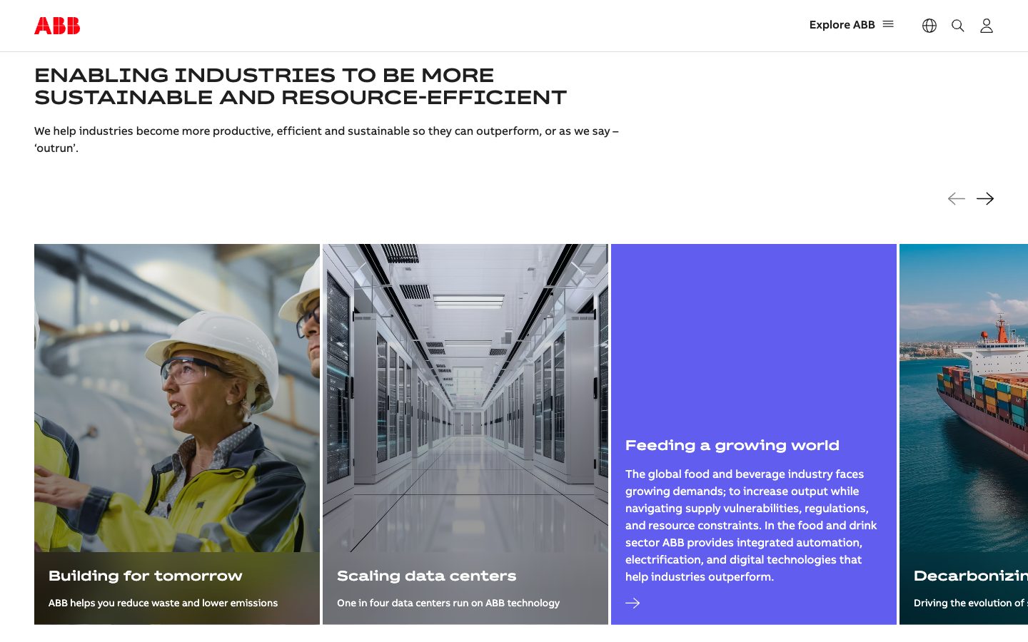 ABB industries section