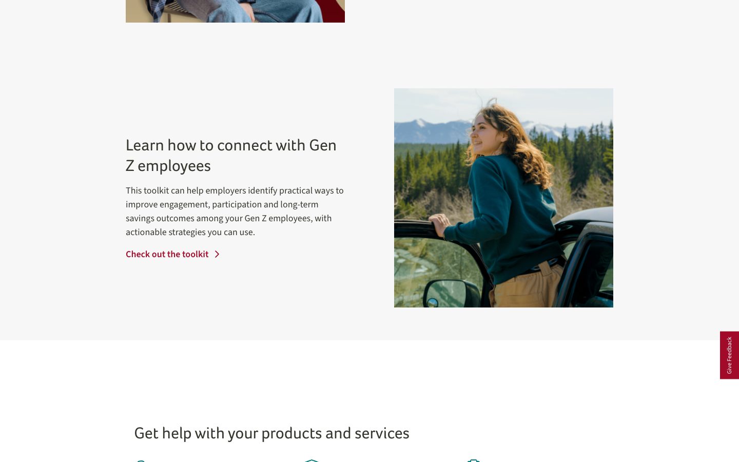 Canada Life website employer toolkit section