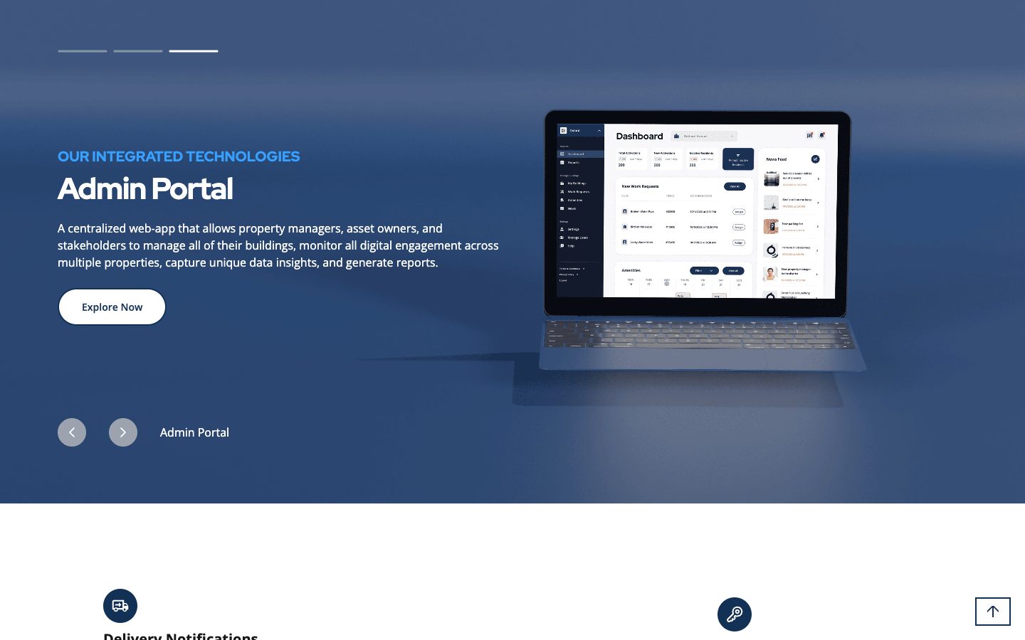 Grata admin portal section