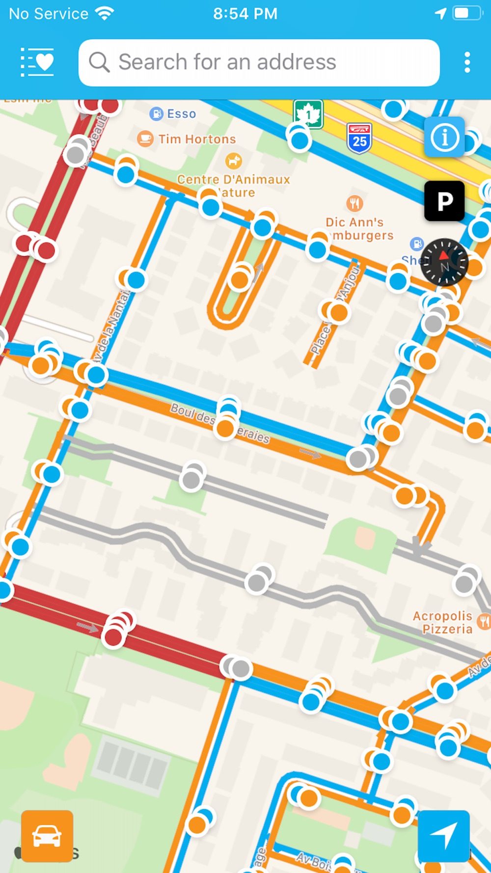 Info-Neige MTL street status map