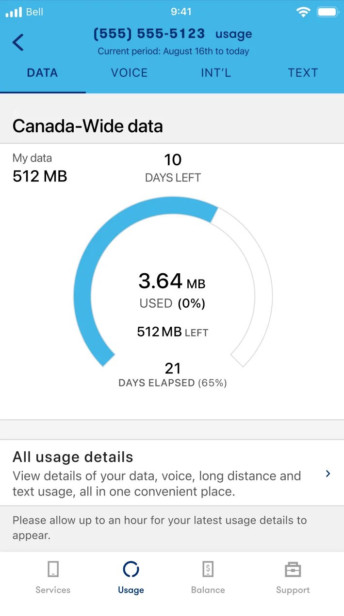 Lucky Mobile app screen